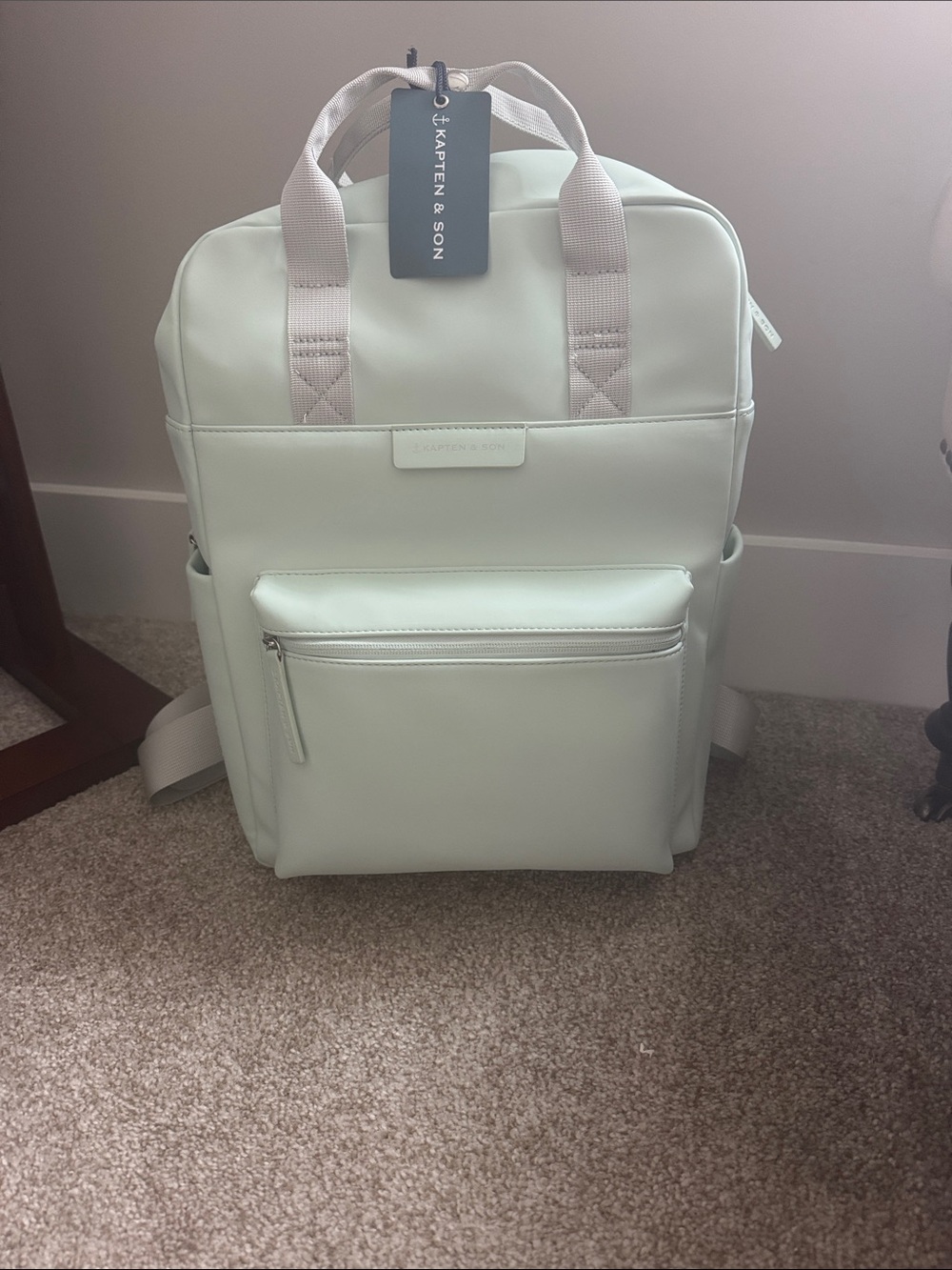Women’s Mint Green Backpack, NWTs